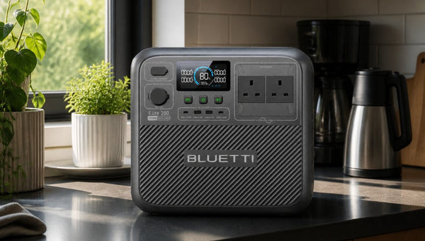 BLUETTI Elite 200 V2 on modern kitchen countertop