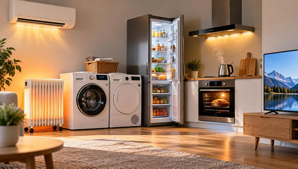 Household appliances using electricity in a modern UK home