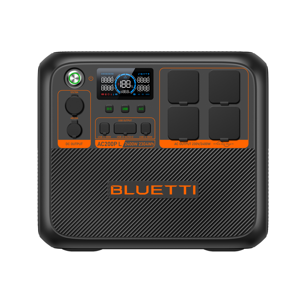 BLUETTI AC200PL| 2400W 2304Wh