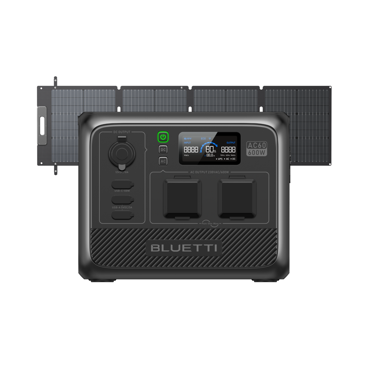 BLUETTI AC60+SP120L Solar Generator Kit