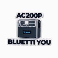 BLUETTI Button Pin and Stickers