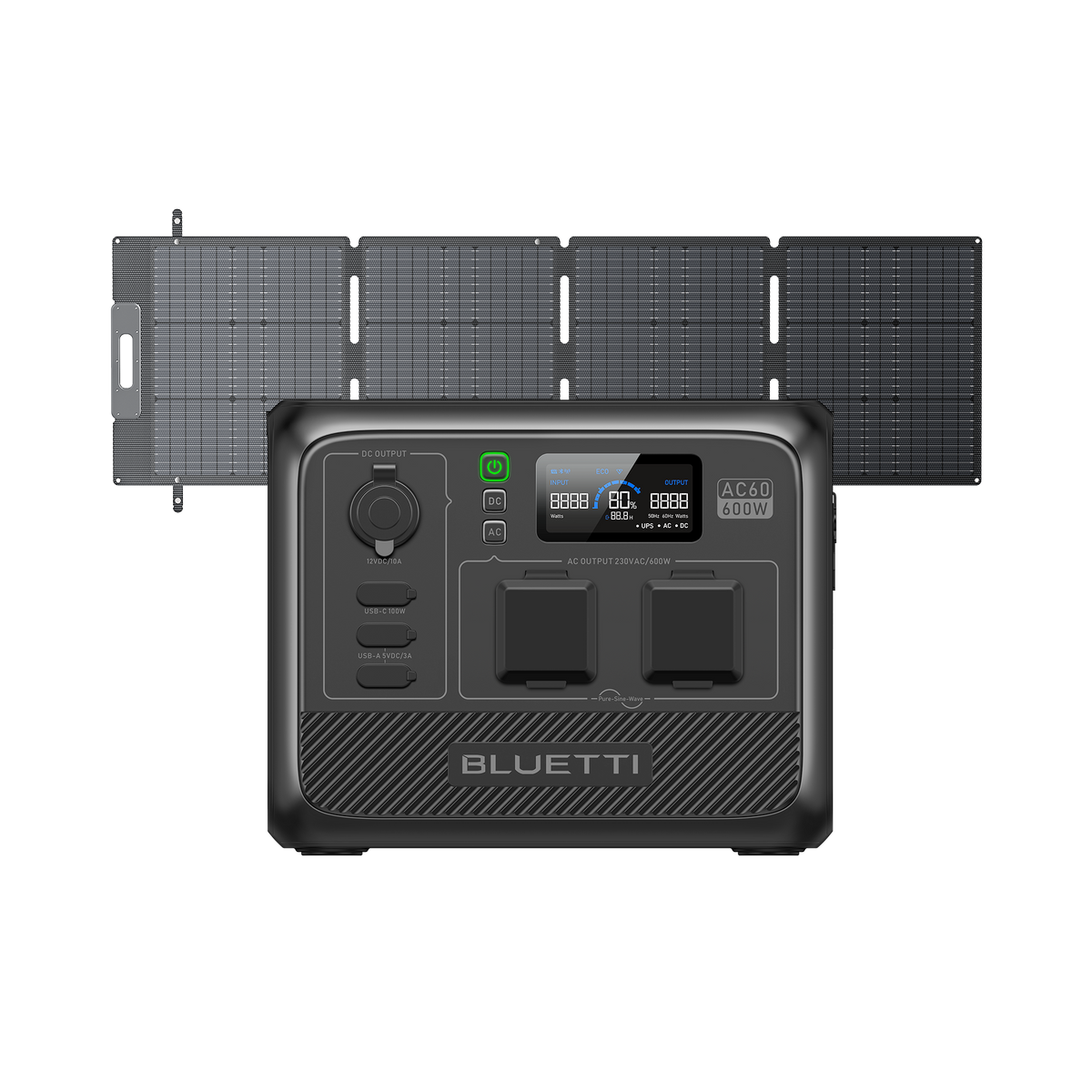 BLUETTI AC60+SP120L Solar Generator Kit