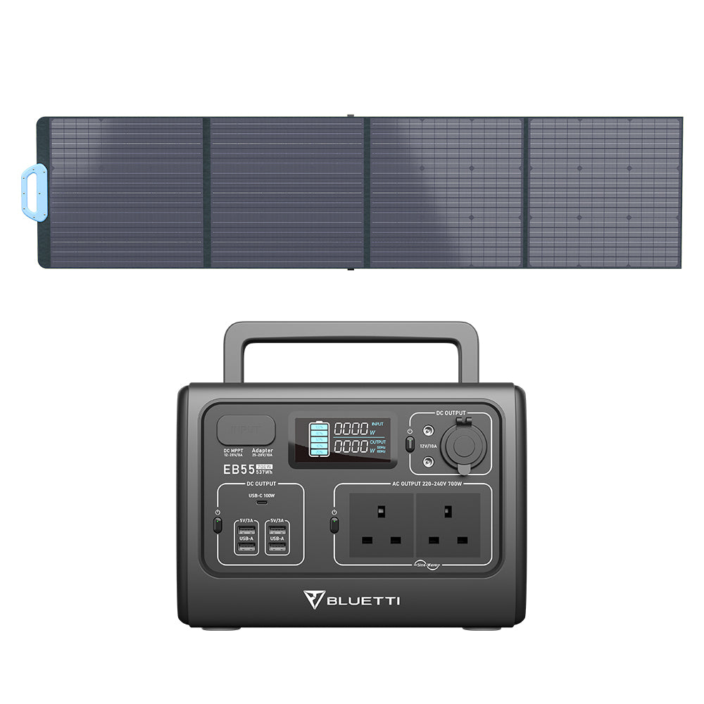 BLUETTI EB55 Portable Power Station | 700W 537Wh