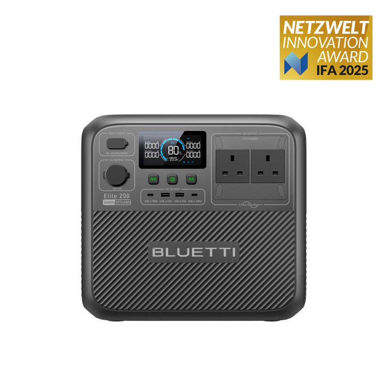 BLUETTI Elite 200 V2 Portable Power Station | 2,073.6Wh 2,600W