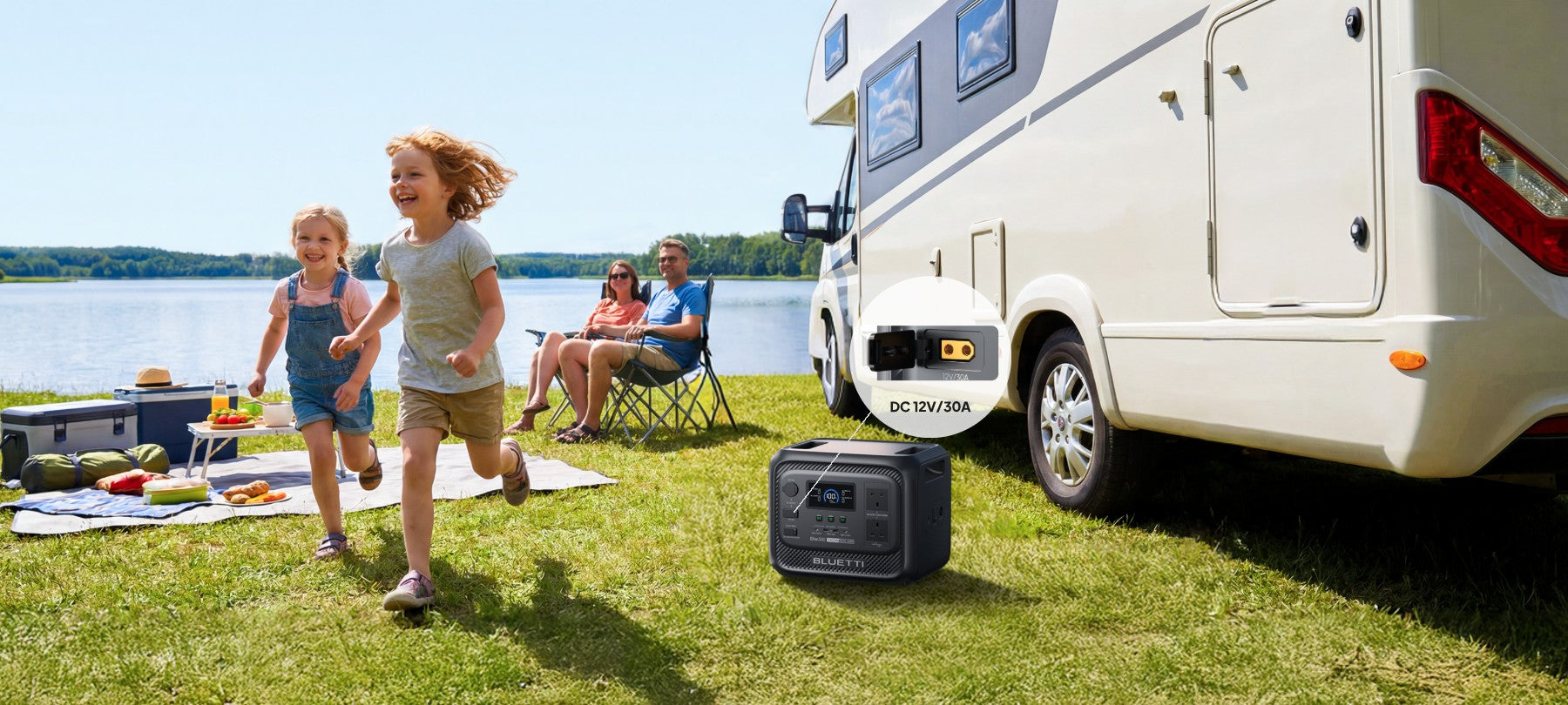Special 12 V/30 A Port for Van Life
