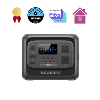 BLUETTI Elite 300 Portable Power Station | 2,400 W 3,014.4 Wh