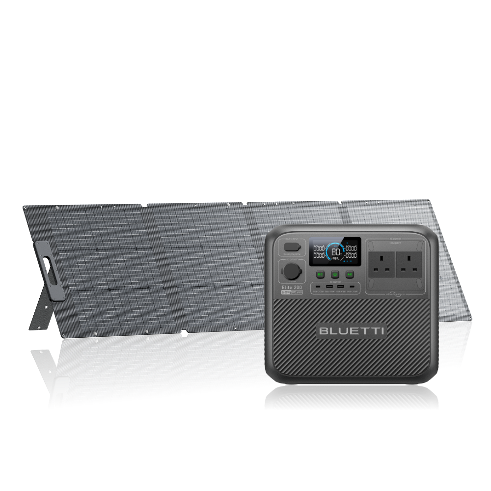 Elite 200 V2 + 200W | 2,073.6 Wh Capacity | 200 W Solar Panel