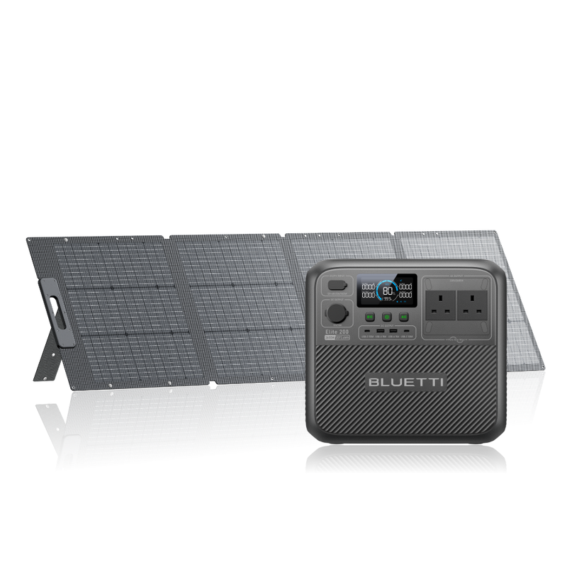 Elite 200 V2 + 200W | 2,073.6 Wh Capacity | 200 W Solar Panel