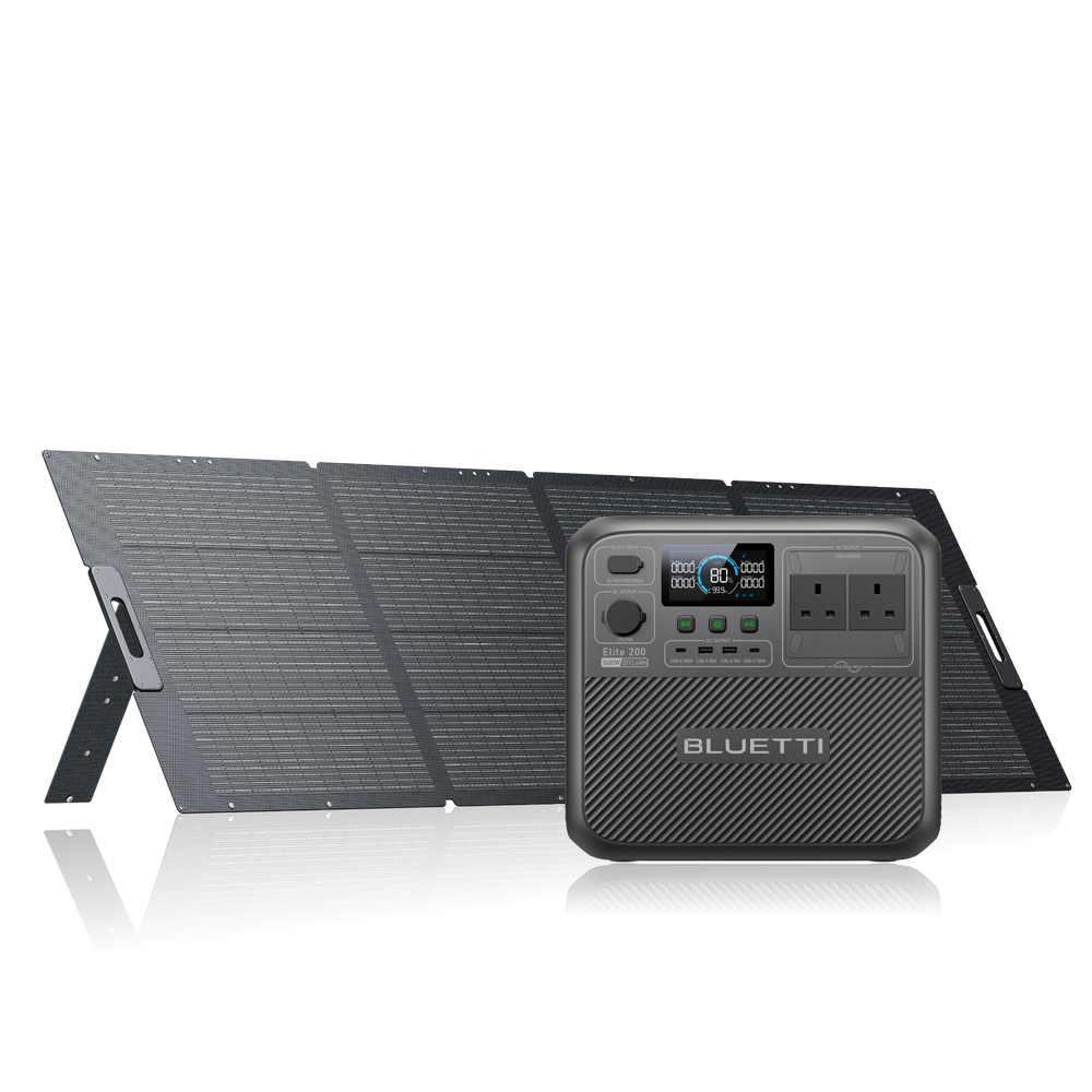 Elite 200 V2 + 350W | 2,073.6 Wh Capacity | 350 W Solar Panel