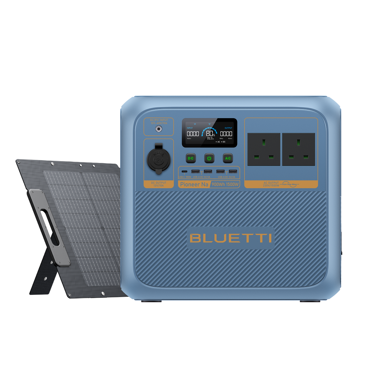 Pioneer Na + 100W | 900 Wh Capacity | 100 W Solar Panel