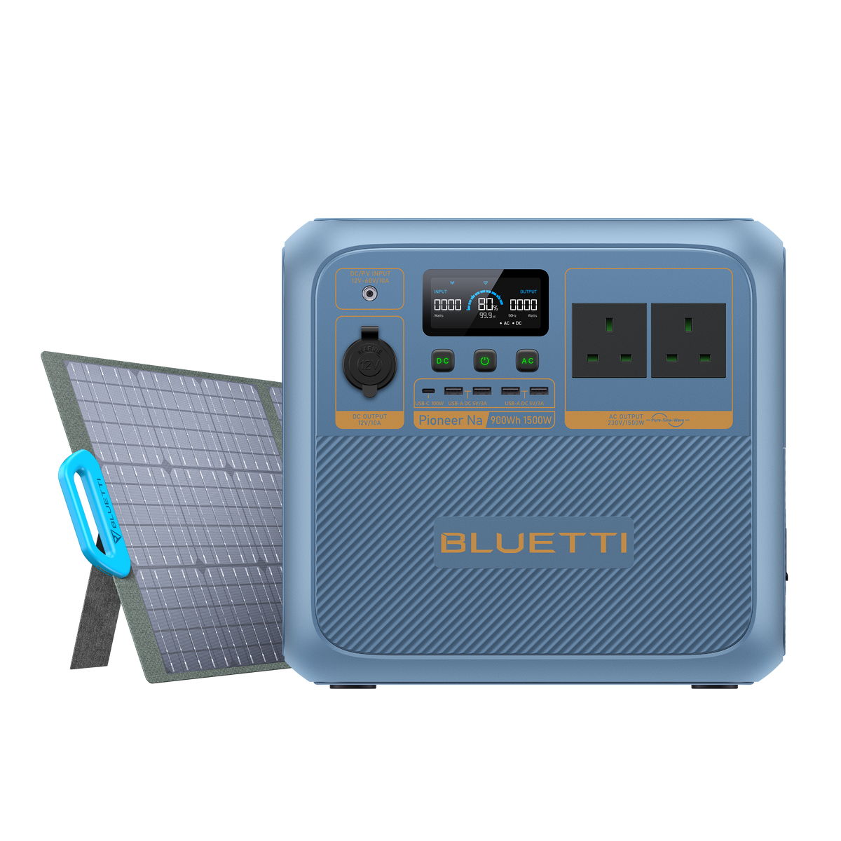Pioneer Na + 200W | 900 Wh Capacity | 200 W Solar Panel