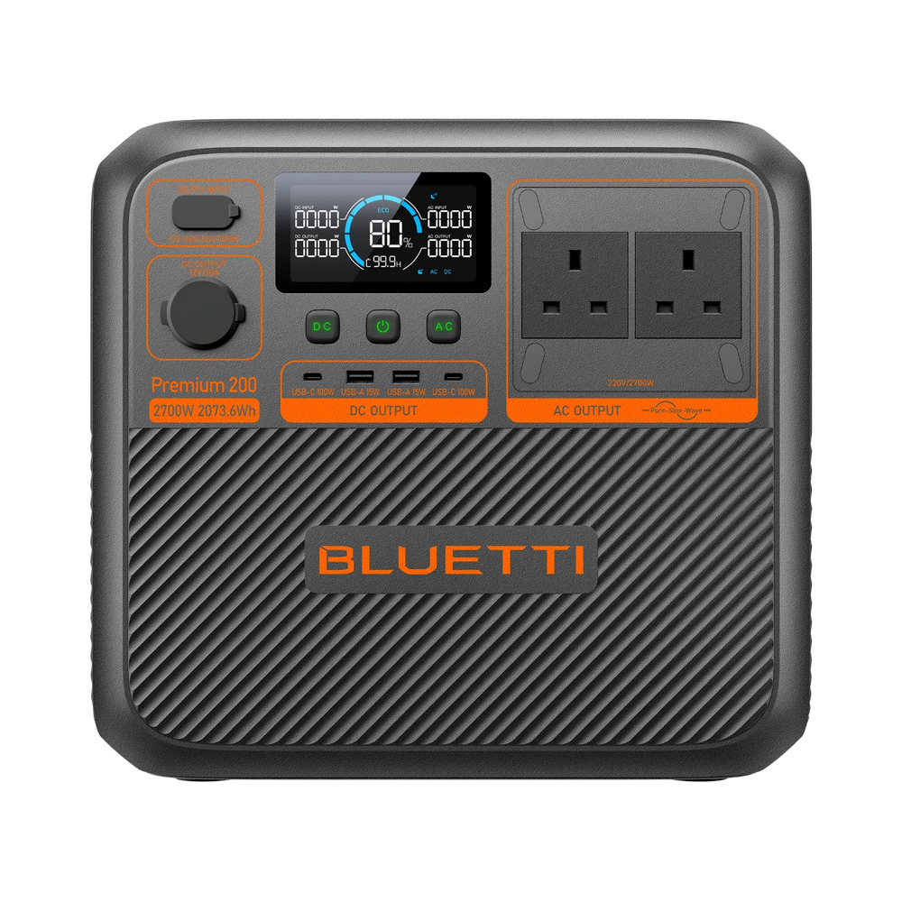 BLUETTI Premium 200 V2 Portable Power Station | 2,700W 2,073.6Wh