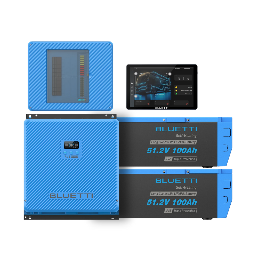 BLUETTI RV5+2/B4810+Epanel+Epad All-in-One RV Solar System
