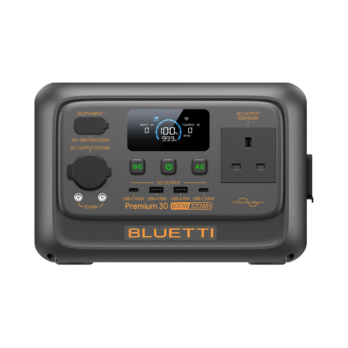 BLUETTI Premium 30 V2 Portable Power Station | 600W 320Wh