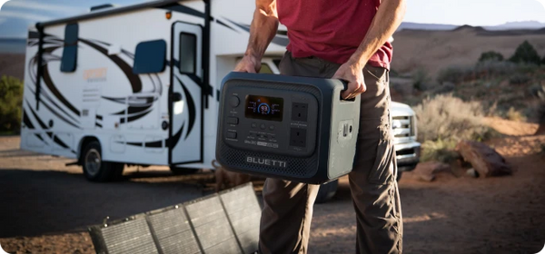 Your motorhome, your layout.Plug it or solar it