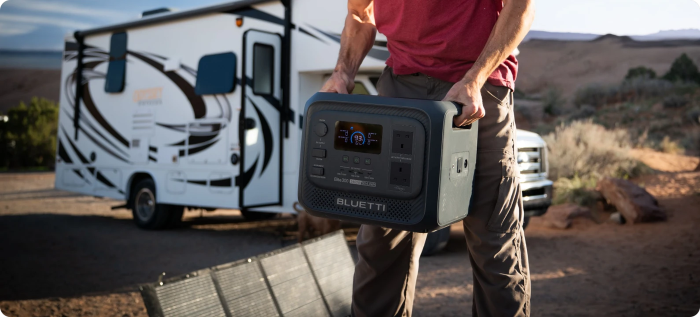 Your motorhome, your layout.Plug it or solar it